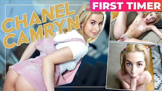 We welcome Chanel Camryn to the TeamSkeet family as she films her first scene! She may be new and cute, but there's no doubt that Chanel likes to play rough- she's quick to let Donnie dominate her and enjoys every second of it.